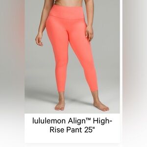 Lululemon Align Leggings | Size 10 | Raspberry Cream ✨ Sweet but Spicy
